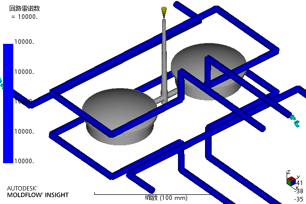 端盖注塑成型工艺及模具设计-含模流
